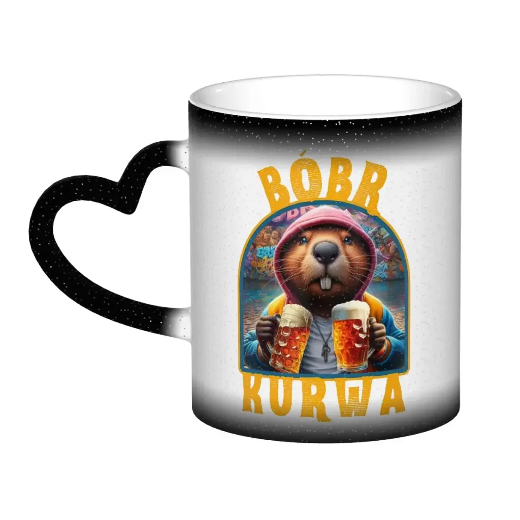 Kubek Bober - śmieszny ceramiczny kubek na kawę/herbatę